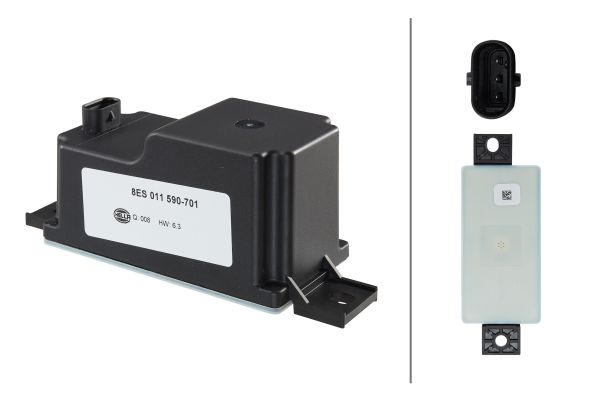 Stabilizator de tensiune, sistem start/stop 8ES 011 590-701 HELLA