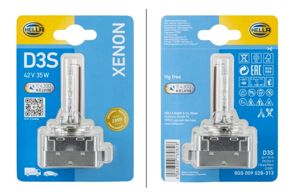 Bec, far principal 8GS 009 028-313 HELLA
