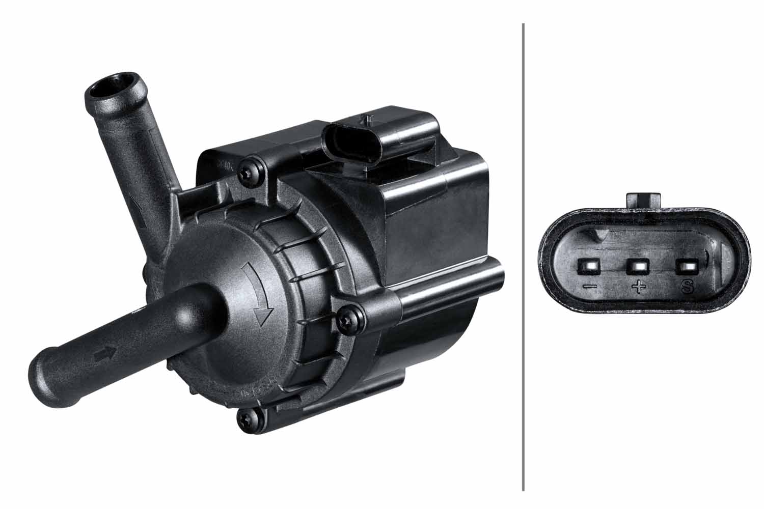 Pompă de apă suplimentară (circuitul apei de răcire) 8TW 358 413-191 HELLA