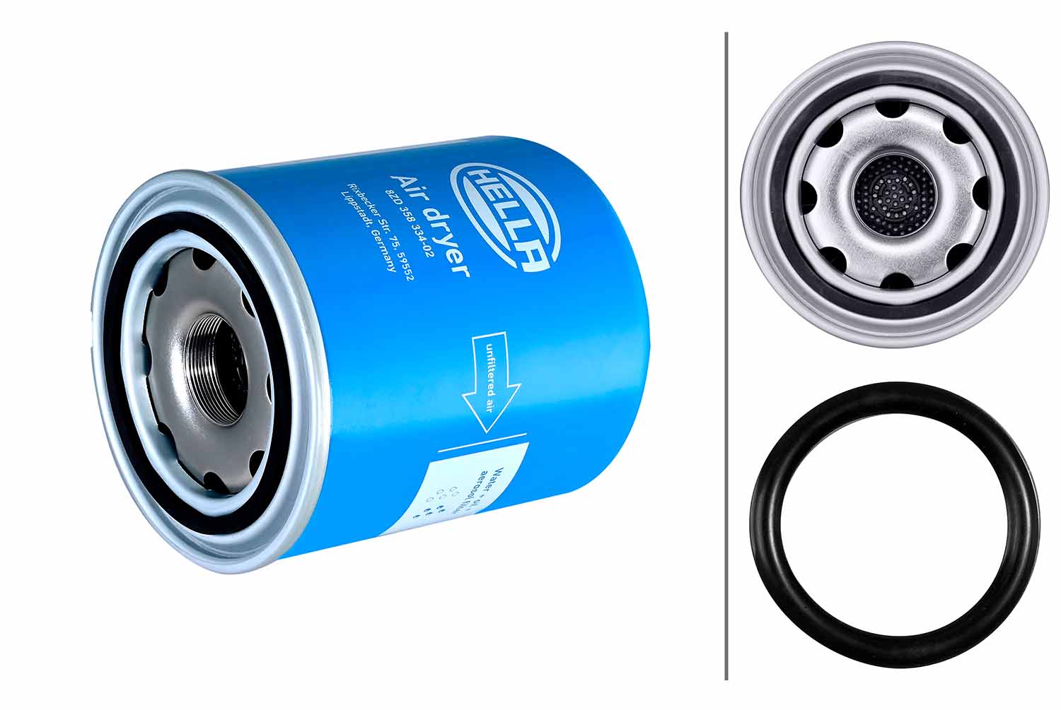Element filtrant uscator aer, compresor 8ZD 358 334-021 HELLA