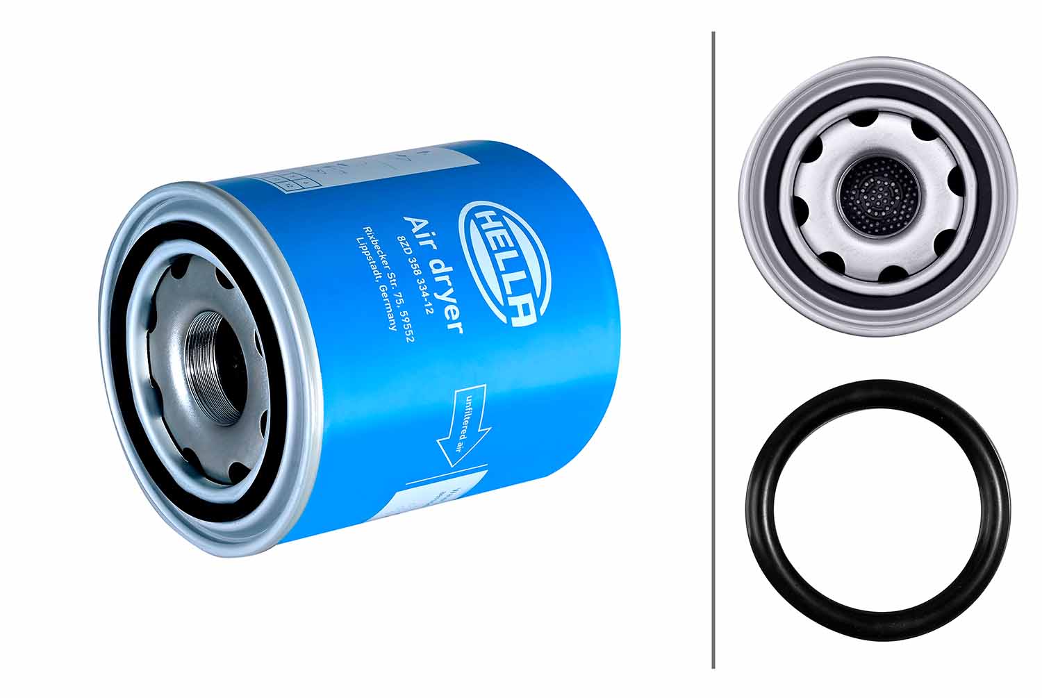 Element filtrant uscator aer, compresor 8ZD 358 334-121 HELLA