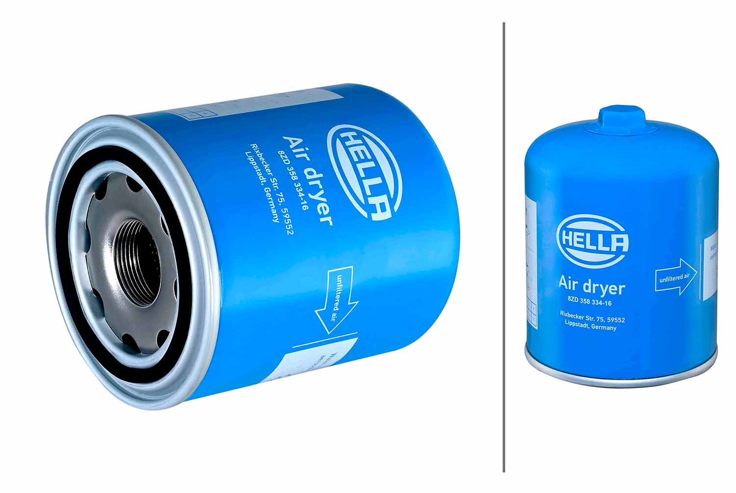 Element filtrant uscator aer, compresor 8ZD 358 334-161 HELLA