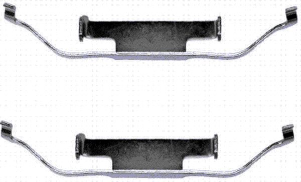 Set accesorii, etrier frana 8DZ 355 201-141 HELLA