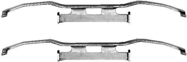 Set accesorii, etrier frana 8DZ 355 201-261 HELLA