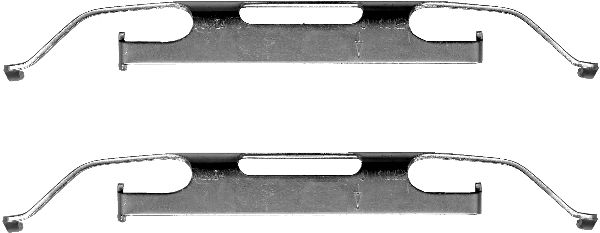 Set accesorii, etrier frana 8DZ 355 201-291 HELLA