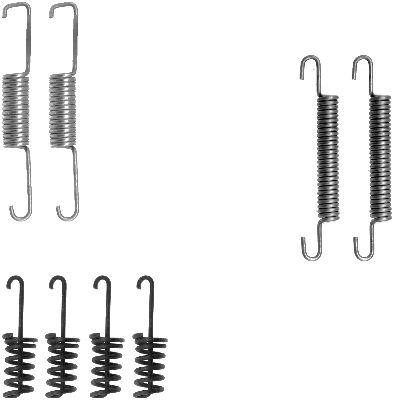 Set accesorii, saboti frana parcare 8DZ 355 201-771 HELLA