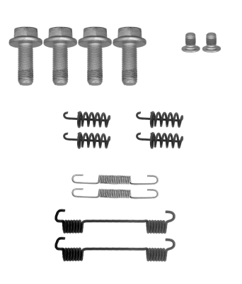 Set accesorii, saboti frana parcare 8DZ 355 205-921 HELLA