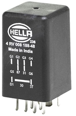 Unitate de control,bujii incandescente 4RV 008 188-481 HELLA