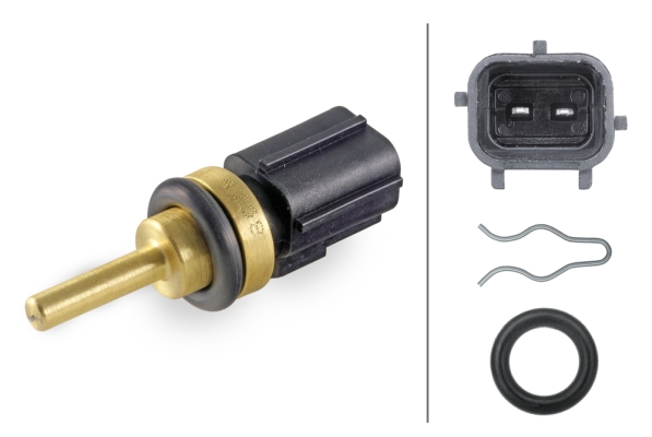 Senzor,temperatura lichid de racire 6PT 013 113-231 HELLA
