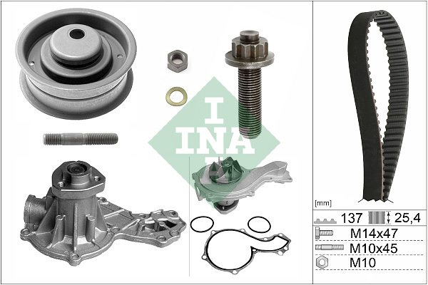 Set pompa apa + curea dintata 530 0003 30 INA