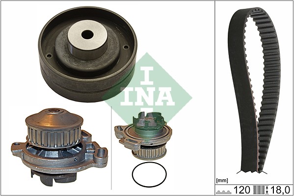 Set pompa apa + curea dintata 530 0151 30 INA