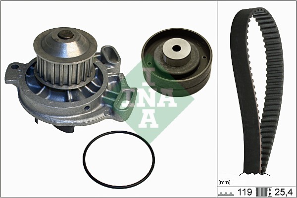 Set pompa apa + curea dintata 530 0152 30 INA