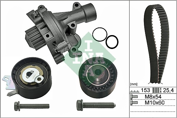 Set pompa apa + curea dintata 530 0471 30 INA