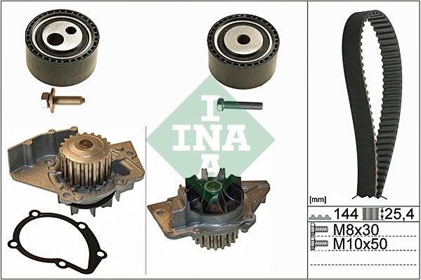 Set pompa apa + curea dintata 530 0474 30 INA