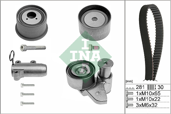 Set curea de distributie 530 0480 10 INA