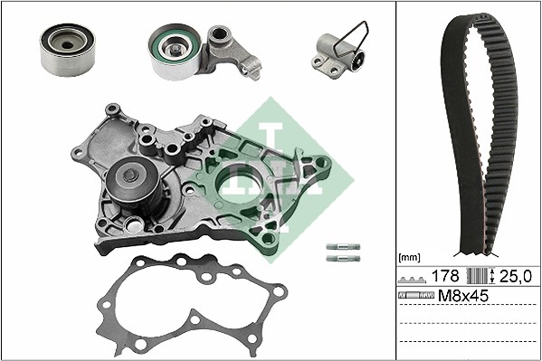 Set pompa apa + curea dintata 530 0543 30 INA