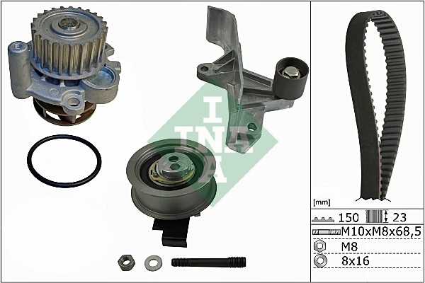 Set pompa apa + curea dintata 530 0546 30 INA