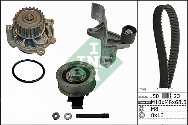 Set pompa apa + curea dintata 530 0546 31 INA