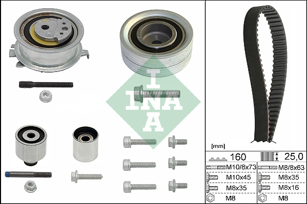 Set curea de distributie 530 0550 10 INA