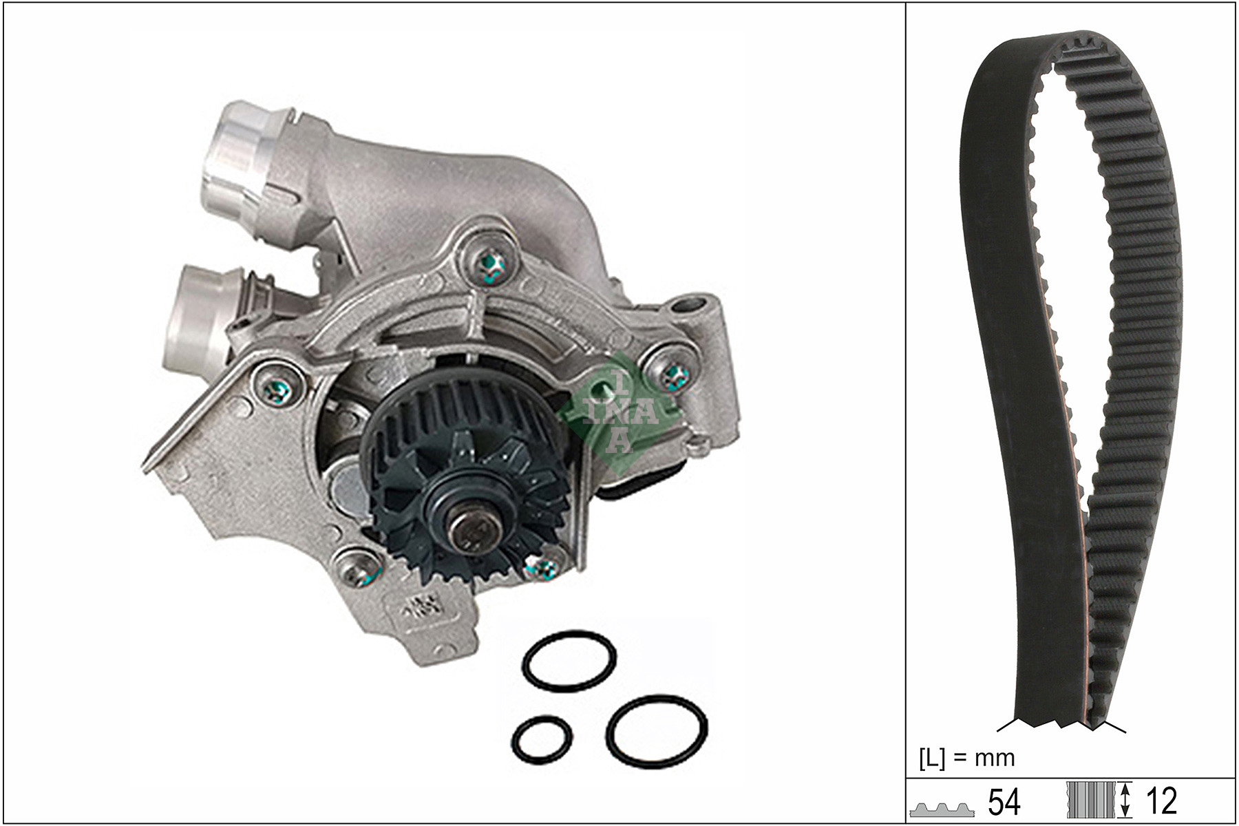 Set pompa apa + curea dintata 530 0845 30 Schaeffler INA