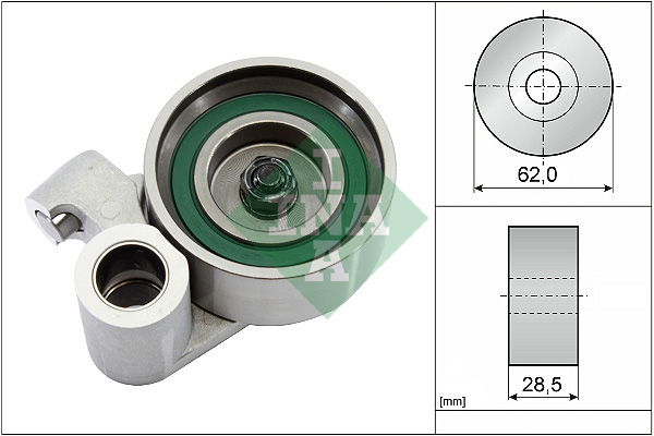 Rola intinzator,curea distributie 531 0215 20 INA