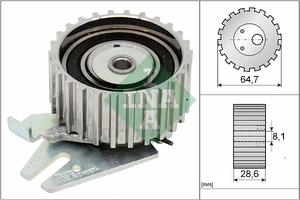 Rola intinzator,curea distributie 531 0254 30 INA