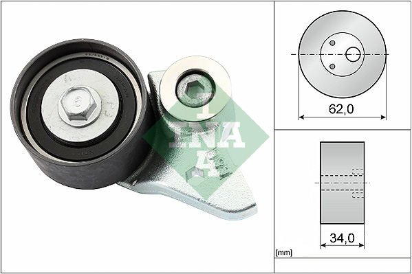 Rola intinzator,curea distributie 531 0502 20 INA