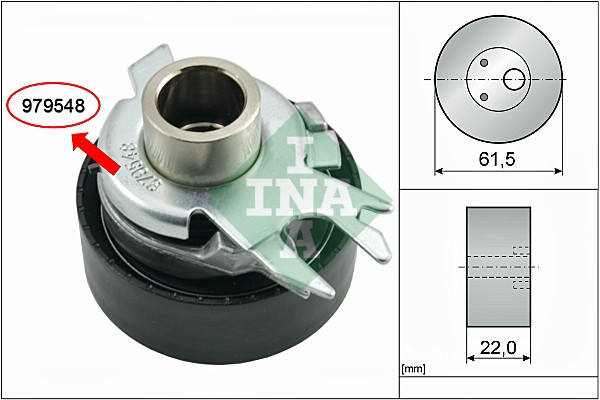 Rola intinzator,curea distributie 531 0525 30 INA