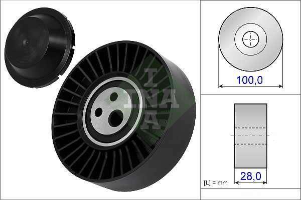 Rola intinzator,curea transmisie 531 0635 20 INA