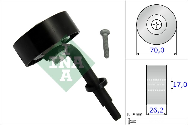 Rola intinzator,curea transmisie 531 0783 10 INA