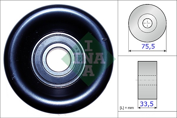 Rola intinzator,curea transmisie 531 0827 10 INA