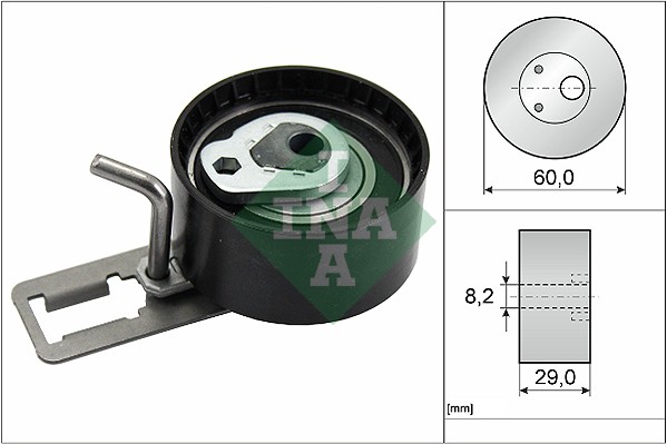 Rola intinzator,curea distributie 531 0850 10 INA