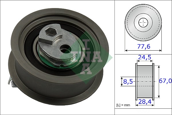 Rola intinzator,curea distributie 531 0851 10 INA