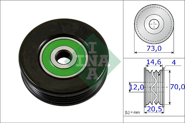 Rola intinzator,curea transmisie 531 0852 10 INA