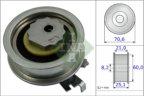 Rola intinzator,curea distributie 531 0882 10 INA