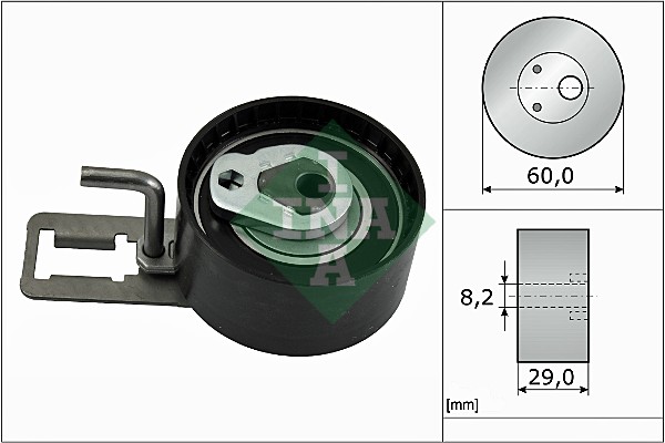 Rola intinzator,curea distributie 531 0884 10 INA