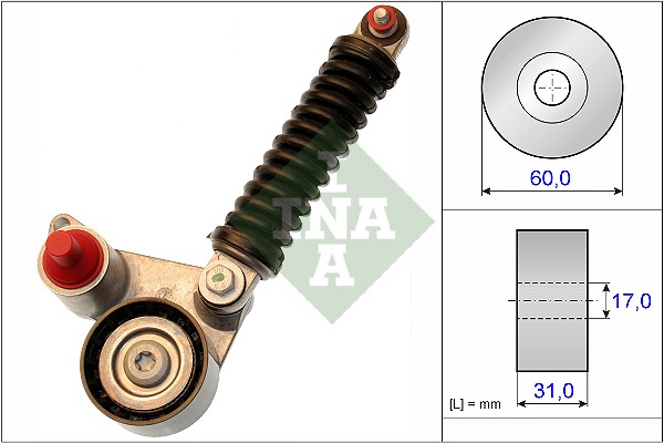 Intinzator curea, curea distributie 533 0107 10 INA