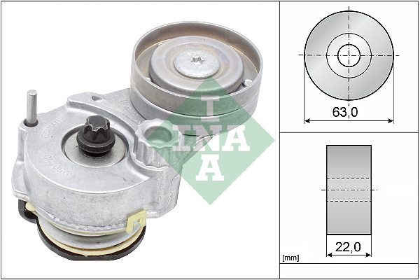 Intinzator curea, curea distributie 534 0147 10 INA