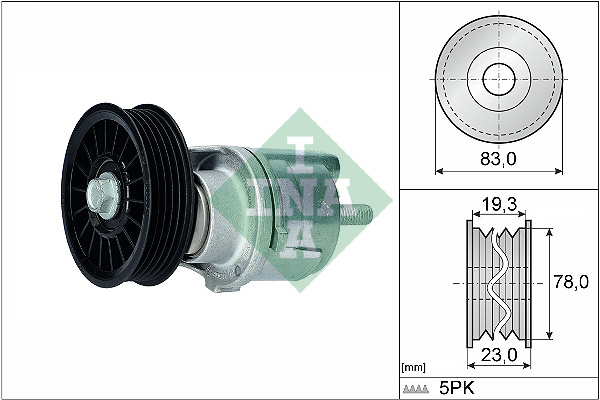 Intinzator curea, curea distributie 534 0185 10 INA