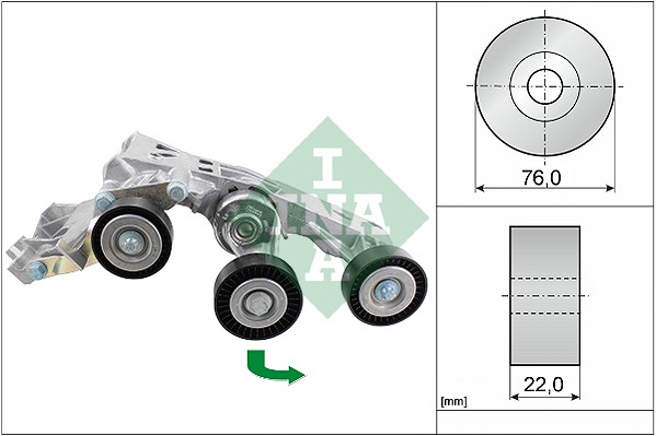 Intinzator curea, curea distributie 534 0338 10 INA