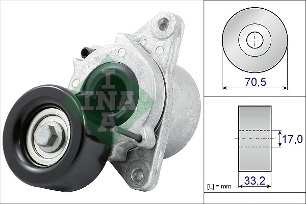 Intinzator curea, curea distributie 534 0435 10 INA