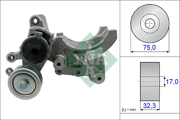 Intinzator curea, curea distributie 534 0452 10 INA