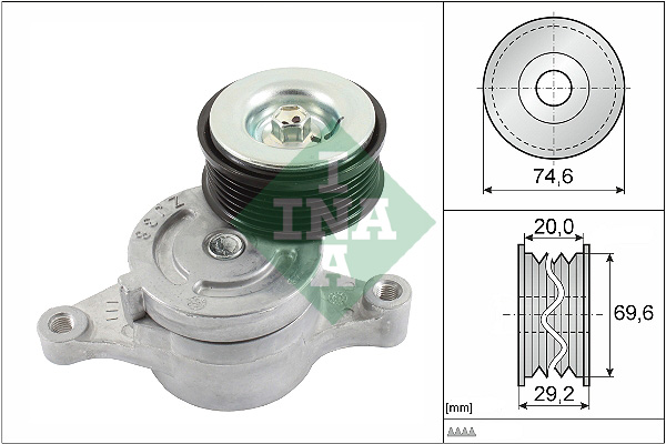 Intinzator curea, curea distributie 534 0457 10 INA