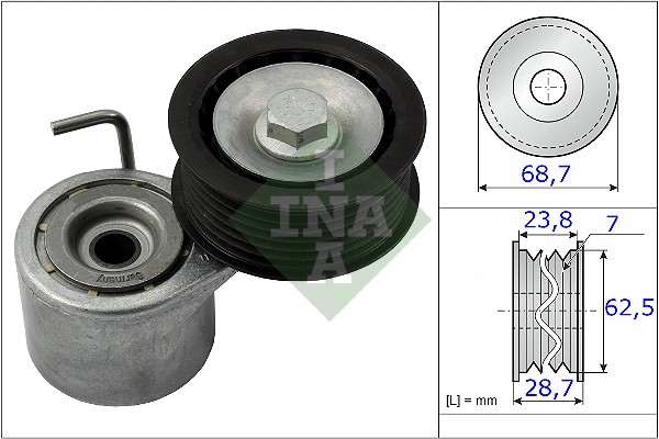 Intinzator curea, curea distributie 534 0487 10 INA