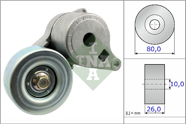 Intinzator curea, curea distributie 534 0509 10 INA