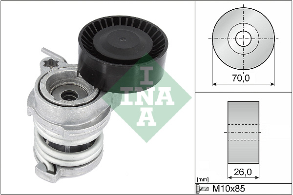 Intinzator curea, curea distributie 534 0708 10 INA