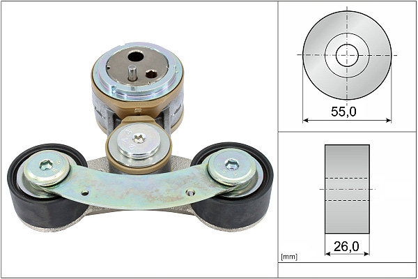 Intinzator curea, curea distributie 534 0826 10 INA