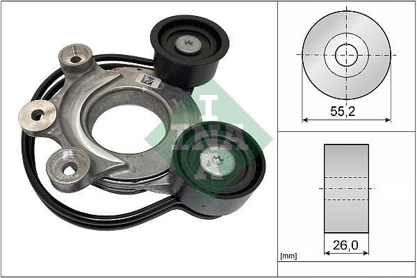 Intinzator curea, curea distributie 534 0827 10 INA