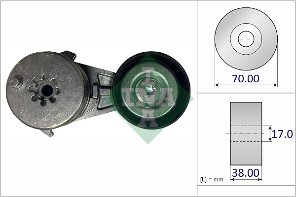 Intinzator curea, curea distributie 534 0852 10 INA