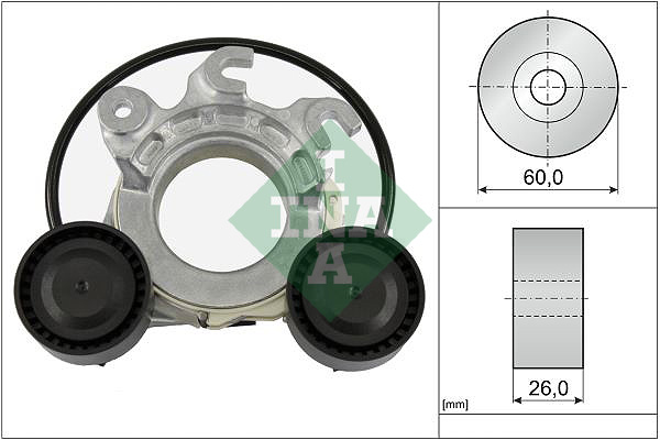 Intinzator curea, curea distributie 534 0858 10 INA